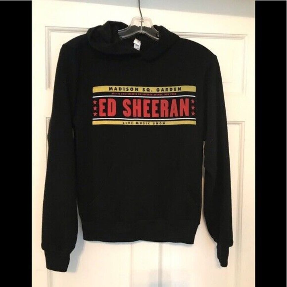 ED SHEERAN Madison Square‎ Garden MSG Hoodie Small